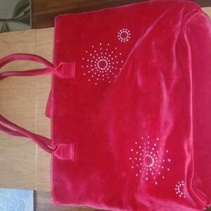 Bed & Bath Red Purse with handle